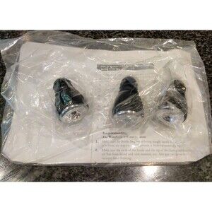 3 Black Food Saver Tilia Vacuum Sealer Wine Bottle Stopper Caps Replacement NEW